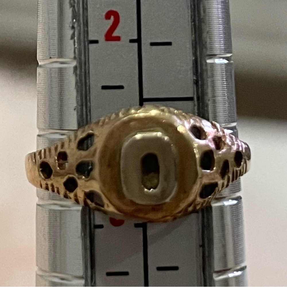 10K Gold “O” Ring